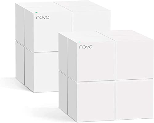 Tenda Mesh WiFi System (MW6) - Up to 4000 Sq.Ft. Coverage, 2 Gigabit Ports per unit, WiFi Router and Extender Replacement, Works with Alexa, Parental Controls, 2 - pack Tenda Mesh WiFi System (MW6) - Up to 4000 Sq.Ft. Coverage, 2 Gigabit Ports per unit, WiFi Router and Extender Replacement, Works with Alexa, Parental Controls, 2 - pack