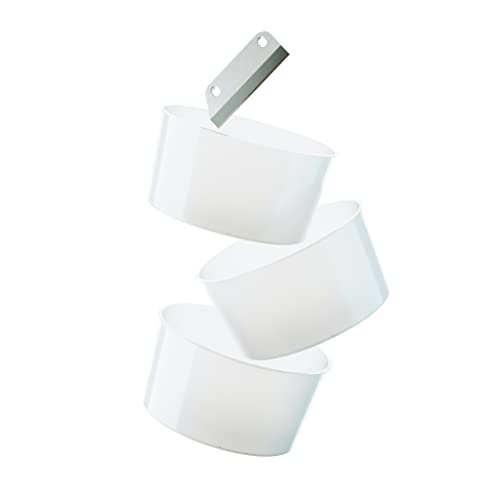 Hawaiian Shaved Ice Accessory Kit for S900A Shaved Ice Machine, with Stainless Steel Replacement Blade. 2” x ⅛” x ⅞” and 3 Food-Grade BPA-Free Plastic Round Block Ice Molds. 4” Diameter, 1.9” Height Hawaiian Shaved Ice Accessory Kit for S900A Shaved Ice Machine, with Stainless Steel Replacement Blade. 2” x ⅛” x ⅞” and 3 Food-Grade BPA-Free Plastic Round Block Ice Molds. 4” Diameter, 1.9” Height