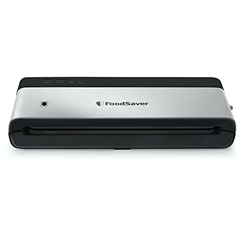 FoodSaver VS0150 PowerVac Compact Vacuum Sealing Machine, Vertical Vacuum Sealer Storage, Black