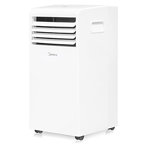 Midea 6,000 BTU ASHRAE (5,000 BTU SACC) Portable Air Conditioner, Cools up to 150 Sq. Ft., Works as Dehumidifier & Fan, Remote Control & Window Kit Included Midea 6,000 BTU ASHRAE (5,000 BTU SACC) Portable Air Conditioner, Cools up to 150 Sq. Ft., Works as Dehumidifier & Fan, Remote Control & Window Kit Included