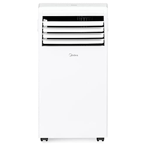 Midea 6,000 BTU ASHRAE (5,000 BTU SACC) Portable Air Conditioner, Cools up to 150 Sq. Ft., Works as Dehumidifier & Fan, Remote Control & Window Kit Included Midea 6,000 BTU ASHRAE (5,000 BTU SACC) Portable Air Conditioner, Cools up to 150 Sq. Ft., Works as Dehumidifier & Fan, Remote Control & Window Kit Included