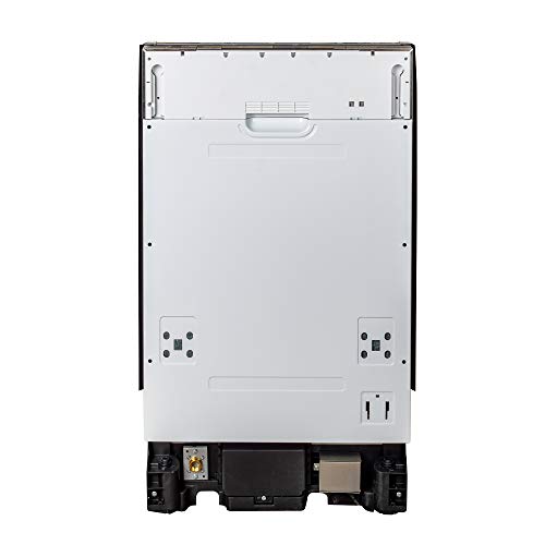 ZLINE 18 in. Top Control Dishwasher in Custom Panel Ready with Stainless Steel Tub