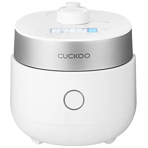 CUCKOO CRP-MHTR0309F | 3-Cup (Uncooked) Twin Pressure Induction Heating Rice Cooker | 11 Menu Options: High/Non-Pressure & More, Made in Korea | White, 3 Cups CUCKOO CRP-MHTR0309F | 3-Cup (Uncooked) Twin Pressure Induction Heating Rice Cooker | 11 Menu Options: High/Non-Pressure & More, Made in Korea | White, 3 Cups