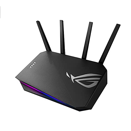 ASUS ROG Strix AX3000 WiFi 6 Gaming Router (GS-AX3000) - Dedicated Gaming Port, VPN Fusion, Lifetime Free Internet Security, Instant Guard, AiMesh, Adaptive QoS, Port Forwarding, Aura RGB