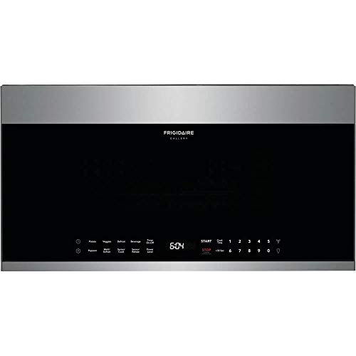 FRIGIDAIRE FGBM19WNVF 30" Gallery Series Stainless Steel Over The Range Microwave with 1.9 cu. ft. Capacity 300 CFM 1000 Watts and Sensor Cooking