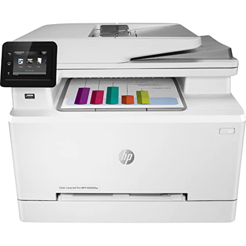 HP Color LaserJet Pro M283fdw Wireless All-in-One Laser Printer, Remote Mobile Print, Scan & Copy, Duplex Printing, Works with Alexa (7KW75A) HP Color LaserJet Pro M283fdw Wireless All-in-One Laser Printer, Remote Mobile Print, Scan & Copy, Duplex Printing, Works with Alexa (7KW75A)