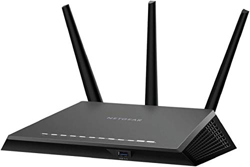 NETGEAR Nighthawk AC2400 Router: Fast Beamforming Wi-Fi for Gaming, 4K UHD Streaming. 2400Mbps, 2500 Sq Ft, QoS, Dual Core, 2.4 + 5GHz 5 x GIGABIT + USB 3.0 Port, Smart WiFi Router (Renewed)