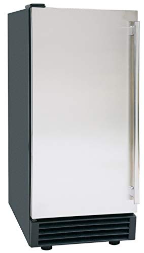 DUURA DI50P 65Lb Premium Clear Ice Cube Maker Machine with Drain Pump Blue LED and Energy Star Built-In Undercounter or Freestanding Household Residential or Commercial Use, 15 Inch Wide, Silver DUURA DI50P 65Lb Premium Clear Ice Cube Maker Machine with Drain Pump Blue LED and Energy Star Built-In Undercounter or Freestanding Household Residential or Commercial Use, 15 Inch Wide, Silver