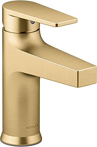 KOHLER 74013-4-2MB Taut Plumbing Fixtures, Vibrant Brushed Moderne Brass