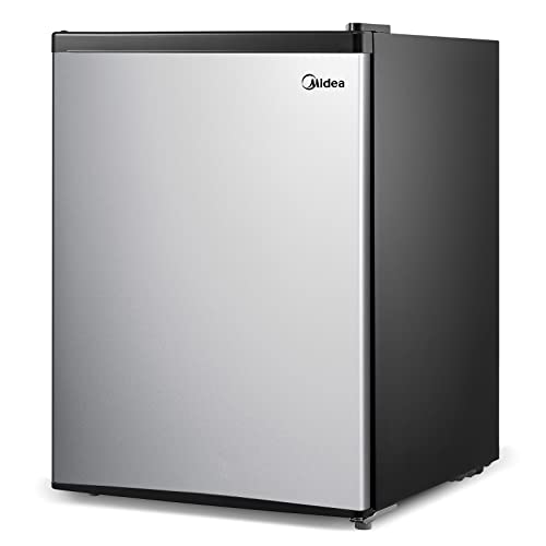 Midea WHS-87LSS1 Refrigerator, 2.4 Cubic Feet, Stainless Steel Midea WHS-87LSS1 Refrigerator, 2.4 Cubic Feet, Stainless Steel
