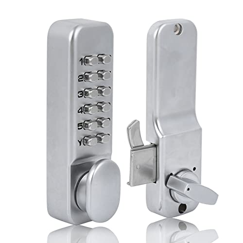 Ciglow Mechanical Combination Lock,Sliding Door and Sliding Door Code Lock,1-11 Digit Combination Code,Safe and Durable,Suitable for Sliding Door of Kitchen Office Balcony