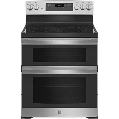 GE® 30" Free-Standing Electric Double Oven Convection Range