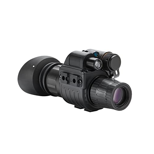 Night Vision Monocular Military Tactical Gen 2, Infrared Night Vision Hand-held, Helmet-Mounted for Day and Night Hunting, Wildlife Watching, Monitoring