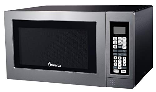 Impecca 3-in-1 Countertop Microwave Oven, Convection Oven and Broiler Grill, 8 Pre-Set Menus, 10 Power Levels, Child Lock, Cooking Complete Notification, 1.2 Cu. Ft. 1000-Watts, Stainless Steel