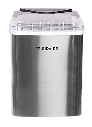 Frigidaire EFIC123-SS Counter Top Maker, Produces 26 pounds Ice per Day, Stainless Steel, Stainless Frigidaire EFIC123-SS Counter Top Maker, Produces 26 pounds Ice per Day, Stainless Steel, Stainless