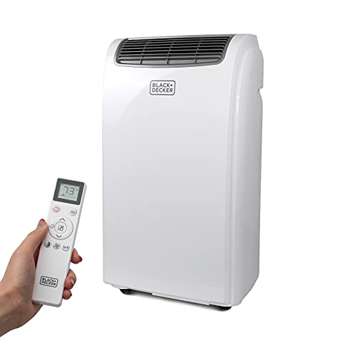 BLACK+DECKER 8,500 BTU Portable Air Conditioner with Remote Control, White BLACK+DECKER 8,500 BTU Portable Air Conditioner with Remote Control, White