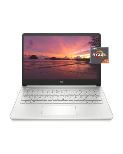 HP 14 Laptop, AMD Ryzen 5 5500U, 8 GB RAM, 256 GB SSD Storage, 14-inch Full HD Display, Windows 11 Home, Thin & Portable, Micro-edge & Anti-glare Screen, Long Battery Life (14-fq1025nr, 2021) HP 14 Laptop, AMD Ryzen 5 5500U, 8 GB RAM, 256 GB SSD Storage, 14-inch Full HD Display, Windows 11 Home, Thin & Portable, Micro-edge & Anti-glare Screen, Long Battery Life (14-fq1025nr, 2021)