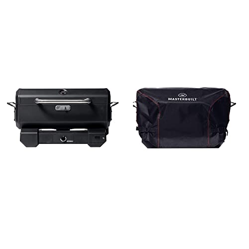 Masterbuilt Portable Charcoal Grill + Grill Cover Bundle