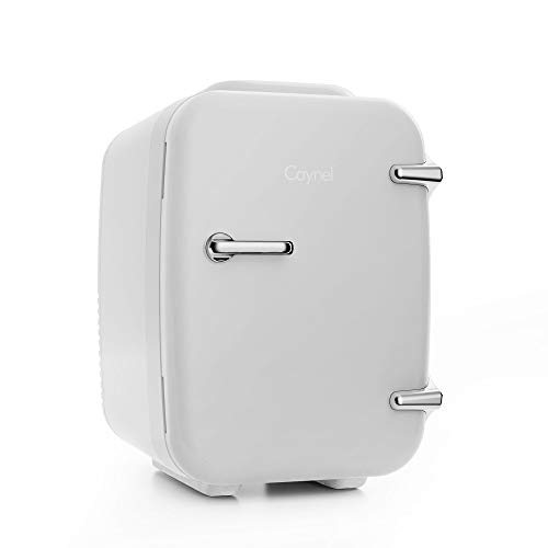 CAYNEL Mini Fridge Cooler and Warmer, (4Liter / 6Can) Portable Compact Personal Fridge, AC/DC Thermoelectric System, 100% Freon-Free Eco Friendly for Home, Office and Car CAYNEL Mini Fridge Cooler and Warmer, (4Liter / 6Can) Portable Compact Personal Fridge, AC/DC Thermoelectric System, 100% Freon-Free Eco Friendly for Home, Office and Car