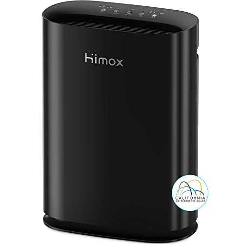 HIMOX Air Purifier Large Room Allergies Pets 5 in 1 Medical Grade H13 HEPA Filter 1500 to 2000 Sq Ft Remove 99.99% of COVID Viruses and Bacteria Dust Mold Pollen Smoke Odor Automatic Sensors (H05)