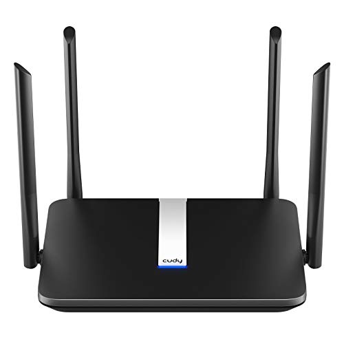 Cudy 2023 New AX 1800Mbps WiFi 6 Mesh Router, AX1800 2.4G 5G Gigabit Wireless Internet Router for Home and Office, Gaming, VPN Router, OpenWRT, OpenVPN, Long Range, X6