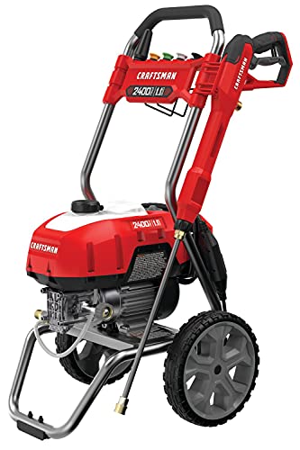 CRAFTSMAN Electric Pressure Washer, Cold Water, 2400-PSI, 1.1-GPM, Corded (CMEPW2400) CRAFTSMAN Electric Pressure Washer, Cold Water, 2400-PSI, 1.1-GPM, Corded (CMEPW2400)