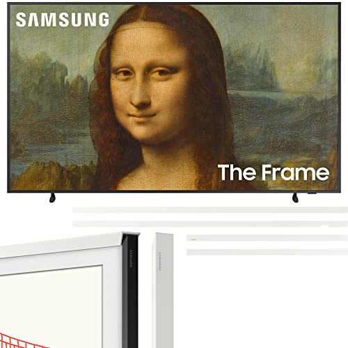 Samsung QN65LS03BA 65 inch The Frame QLED 4K UHD Quantum HDR Smart TV (2022) Samsung 65" Customizable Bezel Beveled White
