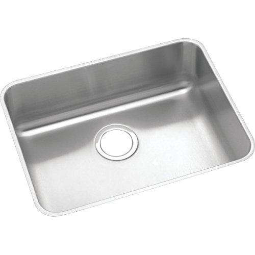 Elkay Lustertone Classic ELUHAD211555 Single Bowl Undermount Stainless Steel ADA Sink Elkay Lustertone Classic ELUHAD211555 Single Bowl Undermount Stainless Steel ADA Sink