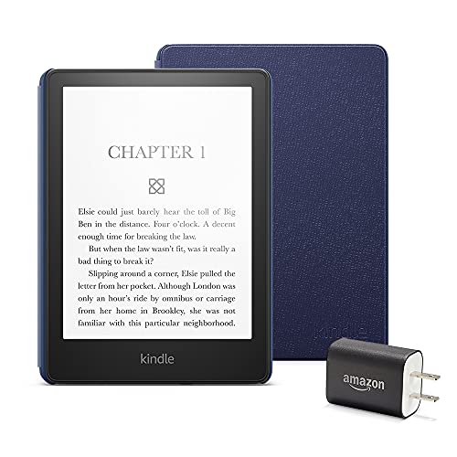 Kindle Paperwhite Essentials Bundle including Kindle Paperwhite - Wifi, Ad-supported, Amazon Leather Cover, and Power Adapter Kindle Paperwhite Essentials Bundle including Kindle Paperwhite - Wifi, Ad-supported, Amazon Leather Cover, and Power Adapter