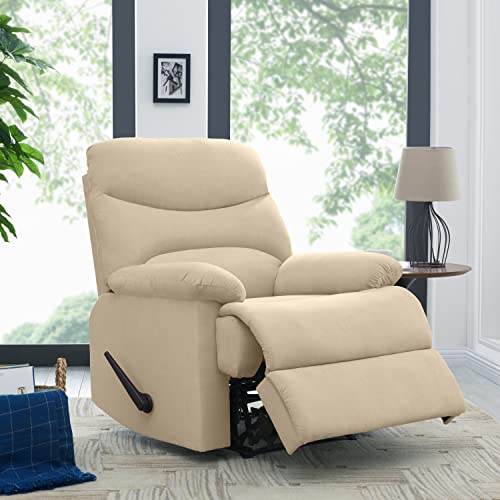 Ouray Wall Hugger Recliner in Khaki Microfiber
