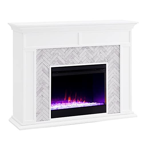 chimney free electric fireplace
