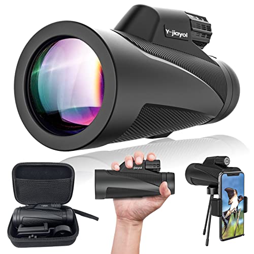 Monocular Telescope,12x50 High Power Monocular with Smartphone Adapter&Tripod&Hard Carrying Case-Waterproof Zoom Monocular for Adults,Perfect for Bird Watching Hiking Hunting Traveling Monocular Telescope,12x50 High Power Monocular with Smartphone Adapter&Tripod&Hard Carrying Case-Waterproof Zoom Monocular for Adults,Perfect for Bird Watching Hiking Hunting Traveling