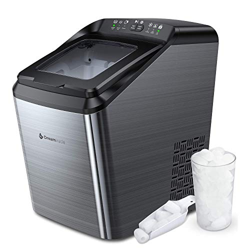 Dreamiracle Ice Maker Machine for Countertop, 33 lbs Bullet Ice Cube in 24H, 9 Ice Cubes Ready in 7-10 Minutes, 2.8L Ice Maker Machine with Ice Scoop and Basket Dreamiracle Ice Maker Machine for Countertop, 33 lbs Bullet Ice Cube in 24H, 9 Ice Cubes Ready in 7-10 Minutes, 2.8L Ice Maker Machine with Ice Scoop and Basket
