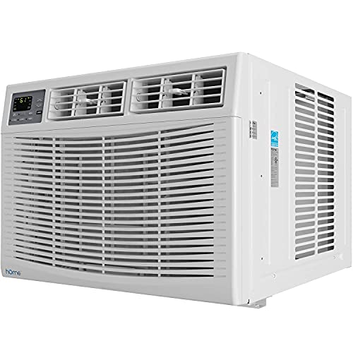 hOmeLabs 15,000 BTU Window Air Conditioner - Energy Star Certified AC Unit with Digital Thermostat and Easy-to-Use Remote Control - Ideal for Rooms up to 700 Square Feet