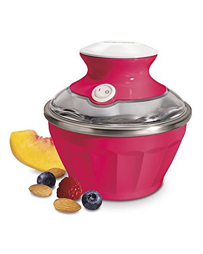Hamilton Beach 68662 Half Pint Soft Serve Ice Cream Maker , Raspberry Pink Hamilton Beach 68662 Half Pint Soft Serve Ice Cream Maker , Raspberry Pink