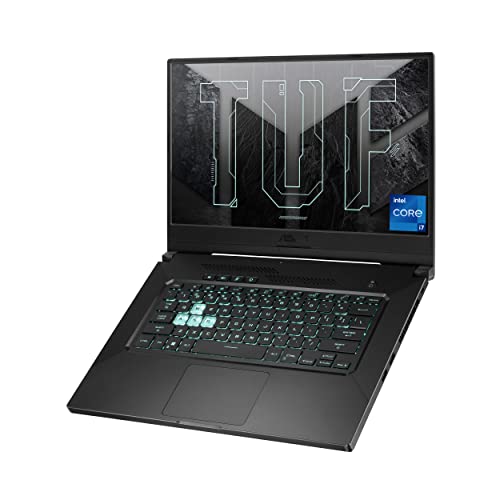 ASUS TUF Dash 15 (2021) Ultra Slim Gaming Laptop, 15.6" 144Hz FHD, GeForce RTX 3050 Ti, Intel Core i7-11370H, 8GB DDR4, 512GB PCIe NVMe SSD, Wi-Fi 6, Windows 10, Eclipse Grey Color, TUF516PE-AB73