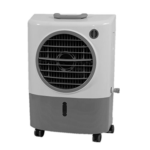 HESSAIRE MC18M Portable Evaporative Cooler – Color May Vary, 1300 CFM, Cools 500 Square Feet , White