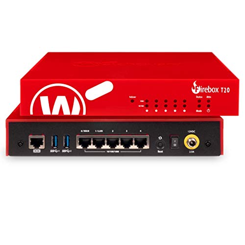 WatchGuard Firebox T20-W Security Appliance with 3YR Total Security Bundle Suite (WGT21643-WW)