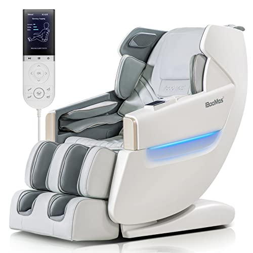 iBooMas 2022 Massage Chair, Zero Gravity SL Track Massage Chairs Full Body with Auto Body Scan | Space Saving | Yoga Stretch | Negative Oxygen Ions | USB Port | Speaker-Completely Assembled