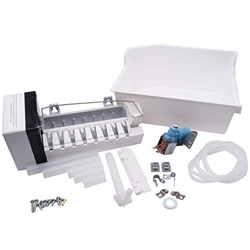 Supplying Demand W10715708 W11510803 Refrigerator Ice Maker Assembly Add-on Kit for 134A Model Specific Not Universal