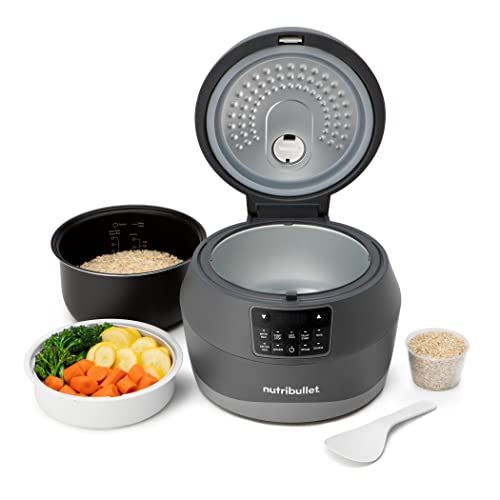 nutribullet EveryGrain Cooker, 11"D x 11"W x 9"H nutribullet EveryGrain Cooker, 11"D x 11"W x 9"H