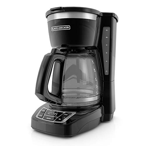 Black+Decker CM1160B 12-Cup Programmable Coffee Maker, Black/Stainless Steel Black+Decker CM1160B 12-Cup Programmable Coffee Maker, Black/Stainless Steel