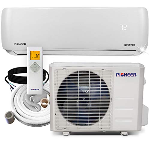 Pioneer Air Conditioner WYS012G-19 Wall Mount Ductless Inverter+ Mini Split Heat Pump, 12000 BTU-208/230V
