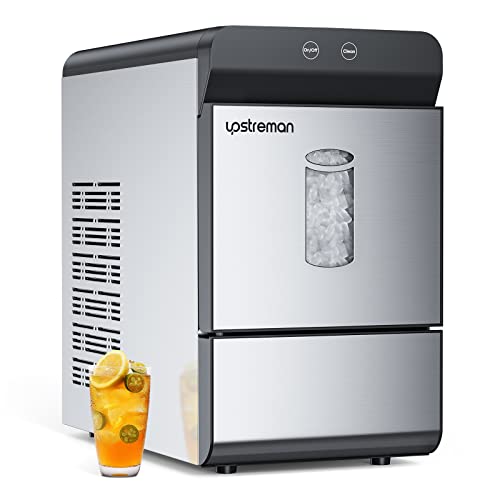 Upstreman X90 Countertop Nugget Ice Maker Max 33Lbs/Day, Energy-Saving Pebble Ice Maker Machine, Sonic Ice Maker with 2 Ways Water Refill, Fit Under Wall Cabinet for Home/Kitchen/Office/Bar/Party Upstreman X90 Countertop Nugget Ice Maker Max 33Lbs/Day, Energy-Saving Pebble Ice Maker Machine, Sonic Ice Maker with 2 Ways Water Refill, Fit Under Wall Cabinet for Home/Kitchen/Office/Bar/Party