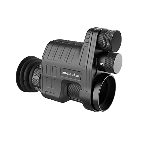 oneleaf.ai Commander NV100 Night Vision Goggle, HD Night Vision Monocular for Night Watching, 16mm
