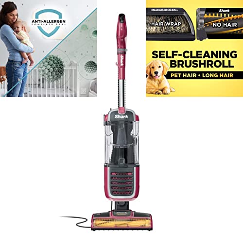 Shark Ninja Shark Navigator Deluxe for Carpet and Bare Floor Powerful, Lightweight XL-Capacity Upright with Swivel Steering for Excellent Control with HEPA Filter Extra-Long Wand Vacuum | (Renewed)