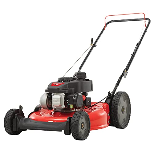Craftsman 140cc 21 Inch 2-in-1 Gas Push Lawn Mower with Craftsman Engine, Liberty Red