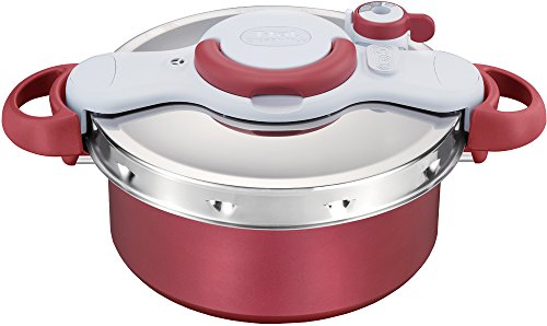 T-fal Pressure Cooker ClipsoMinut Duo 5.2L (RED)【Japan Domestic Genuine Products】 T-fal Pressure Cooker ClipsoMinut Duo 5.2L (RED)【Japan Domestic Genuine Products】
