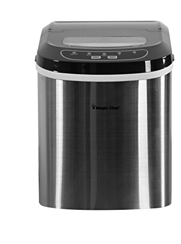 Magic Chef MCIM22ST 27 lb Ice Maker Stainless Steel Magic Chef MCIM22ST 27 lb Ice Maker Stainless Steel