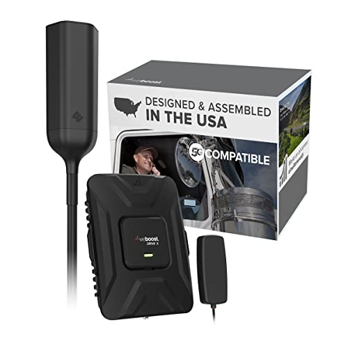 weBoost Drive 4G-X OTR (470210) Truck Cell Phone Signal Booster | U.S. Company | All Networks & Carriers - Verizon, AT&T, T-Mobile, Sprint & More | FCC Approved